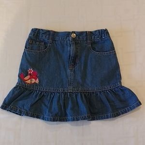 Gymboree Jean Skirt With Attached Shorts